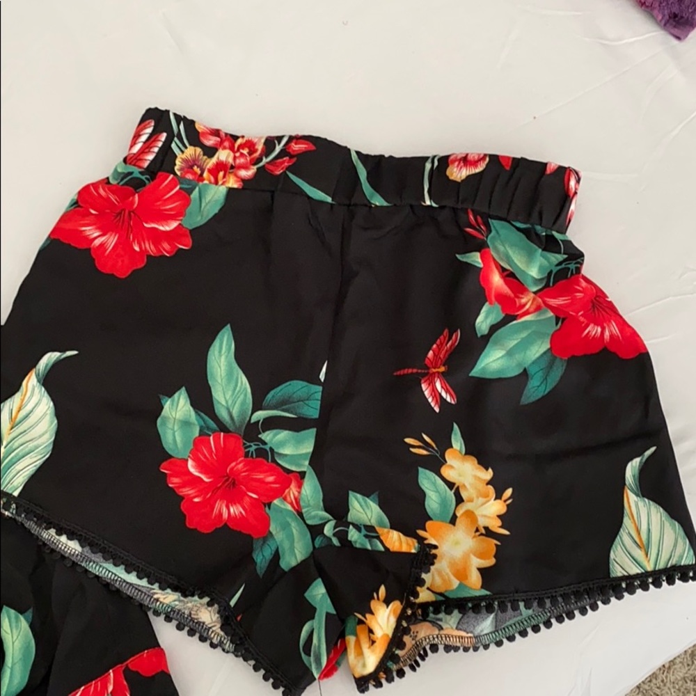 Floral top and bottom